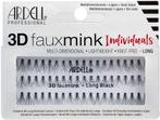 ARDELL 3D FAUXMINK INDIVIDUALS LONG BLACK LASHES NEPWIMPER.., Verzenden, Nieuw