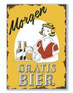 kroegbord Morgen Gratis Bier, Free Beer Tomorrow, Verzenden, Nieuw
