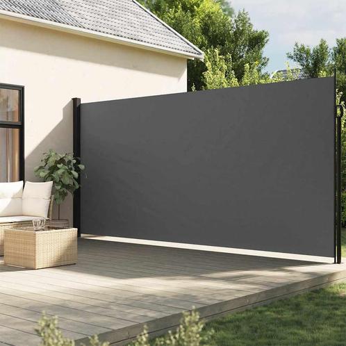 vidaXL Windscherm uittrekbaar 220x500 cm antracietkleurig, Tuin en Terras, Zonneschermen, Nieuw, Verzenden