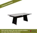 MCA Molinara uittrekbare tafel keramiek/zwart, Ophalen of Verzenden, Nieuw, Rechthoekig