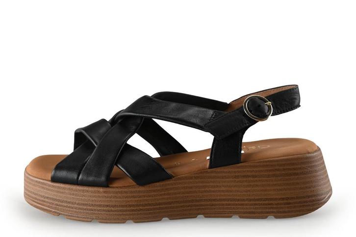 Gabor Sandalen in maat 38 Zwart, Kleding | Dames, Schoenen, Zwart, Zo goed als nieuw, Sandalen of Muiltjes, Verzenden