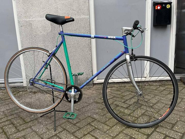 Mirage Paars-Groen / Single speed / maat 60, Fietsen en Brommers, Overige Fietsen en Brommers, Gebruikt, Ophalen