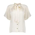 -30% Geisha  Geisha Blouse satin with bow ecru  maat XL, Kleding | Dames, Blouses en Tunieken, Verzenden, Nieuw