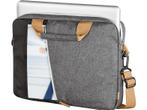 Hama -   Laptoptas Florence 15.6 Grijs, Computers en Software, Qwerty, Verzenden, Nieuw, Geschikt voor (model)->Laptops tot 15.6"