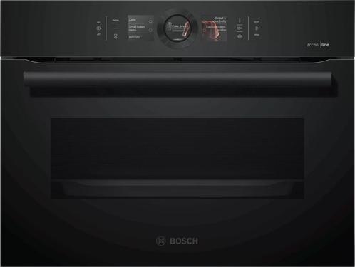 Bosch Serie 8 CSG856RC7 stoomoven Middelmaat Zwart Touch, Witgoed en Apparatuur, Ovens, Nieuw, Ophalen of Verzenden