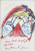 Anton Heyboer (1924-2005) - Can-Can-danseres