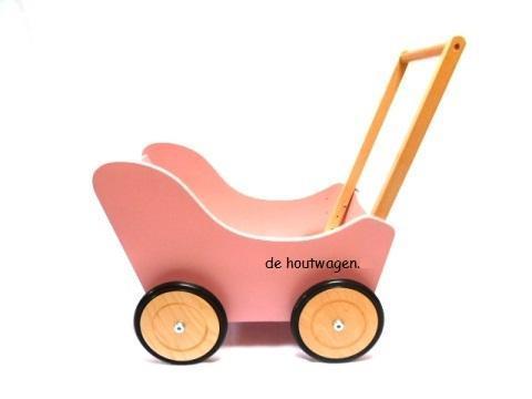 Houten poppenwagens in verschillende kleuren en merken, Kinderen en Baby's, Speelgoed | Houten speelgoed, Duw- of Trekspeelgoed