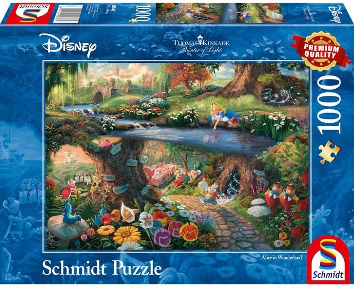 Disney - Alice in Wonderland Puzzel (1000 stukjes) | Schmidt, Hobby en Vrije tijd, Denksport en Puzzels, Nieuw, Verzenden