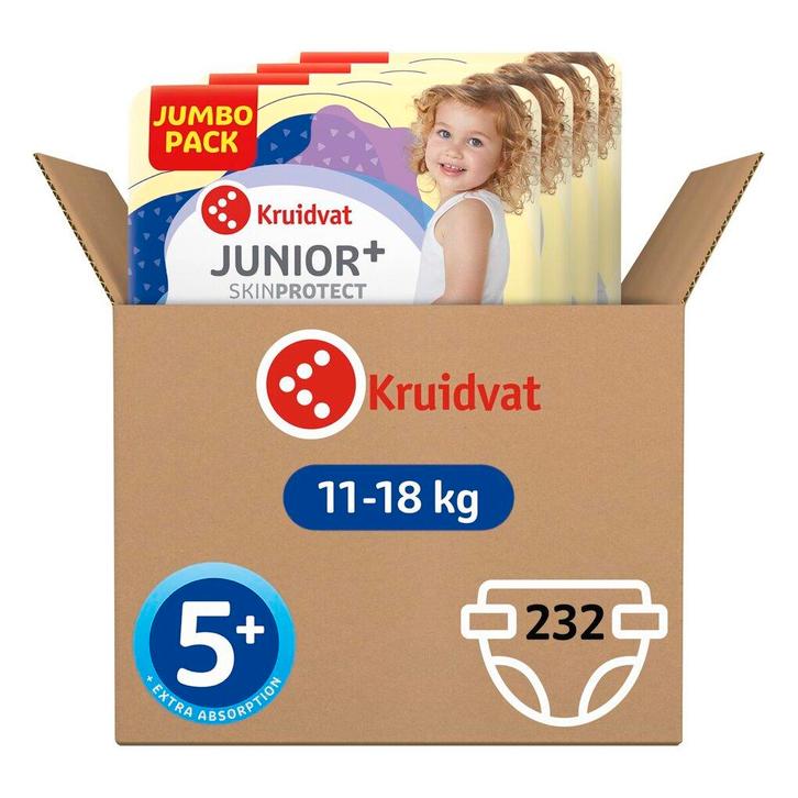 Kruidvat 5+ Junior Plus Luiers Volumedoos, Kinderen en Baby's, Overige Kinderen en Baby's, Nieuw, Verzenden