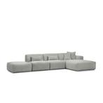 Loungebank Veenendaal - loungebanken - Grijs, Huis en Inrichting, Nieuw, Stof