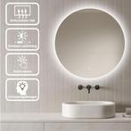 Loxa - Ronde Badkamerspiegel Lena met Led 50cm, Verzenden, Nieuw, Rond