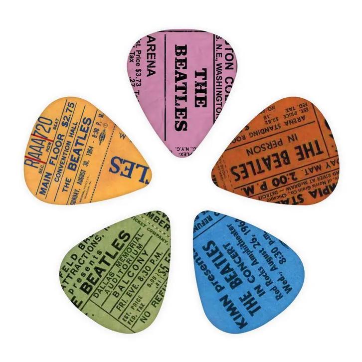 DAddario - The Beatles 1964 Tour Ticket Stubs - Plectrums, Verzamelen, Muziek, Artiesten en Beroemdheden, Instrument of Toebehoren