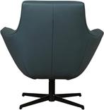 Leren draaifauteuil - Echt leer, Modern, Comfortabel en kies, Huis en Inrichting, Fauteuils, Nieuw, Ophalen of Verzenden, 75 tot 100 cm