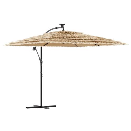 Parasol Bruin 269cm - retourdeal - Bescherming tegen zon!..., Tuin en Terras, Parasols, 2 tot 3 meter, Waterdicht, Nieuw, Stokparasol
