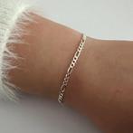 Zilveren figaro schakel armband 3 mm, Verzenden, Nieuw, Zilver