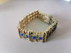 Verguld - Armband - Lapis lazulis