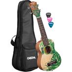 Cascha HH 2602 Sopran Art Series Leafy sopraan ukelele set, Muziek en Instrumenten, Snaarinstrumenten | Overige, Verzenden, Nieuw