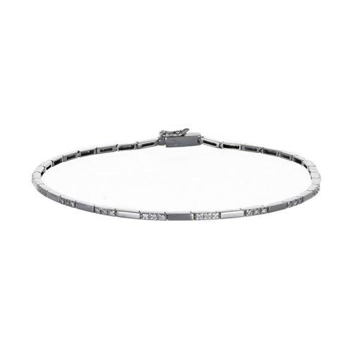 Armband - 18 karaat Witgoud - 0.53ct. tw. Diamant, Sieraden, Tassen en Uiterlijk, Armbanden