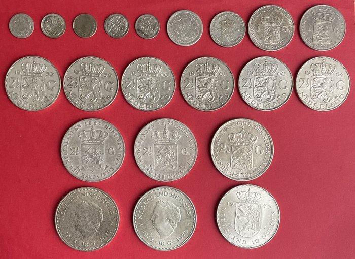 Nederland. 1847/2004, Lot 30 stuks, Postzegels en Munten, Munten | Nederland