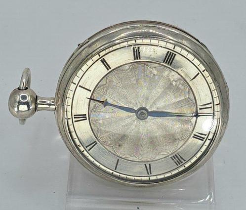 Schweiz - Silberllepine Spindel-Taschenuhr - Quarter, Sieraden, Tassen en Uiterlijk, Horloges | Heren