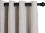 2dekans | Lifa Living - Beige Luxe Gordijnen - Verduisterend, Ophalen of Verzenden, Zo goed als nieuw, Beige