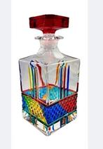 Bottiglia - Fles - met de hand versierd glas - Whisky fles