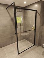 Inloopdouche glaswand industrieel 120cm zwart profiel 0021, Ophalen, Nieuw, Glas, Douche