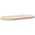 vidaXL Tafelblad 60x30x2,5 cm massief grenenhout ovaal, Huis en Inrichting, Tafels | Eettafels, Verzenden, Nieuw