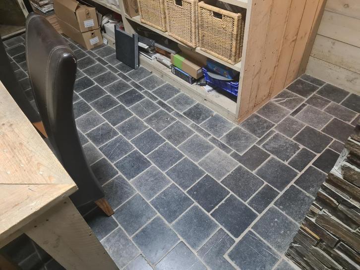 estrikken / boerenplavuizen / landelijke plavuizen hardsteen, Doe-het-zelf en Verbouw, Tegels, Vloertegels, Nieuw, Hardsteen, Ophalen