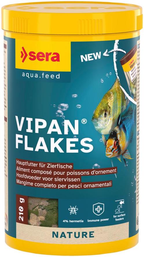 Sera Vipan Flakes100ml (Sera aquariumvoer), Dieren en Toebehoren, Vissen | Aquaria en Toebehoren, Overige typen, Nieuw, Ophalen of Verzenden
