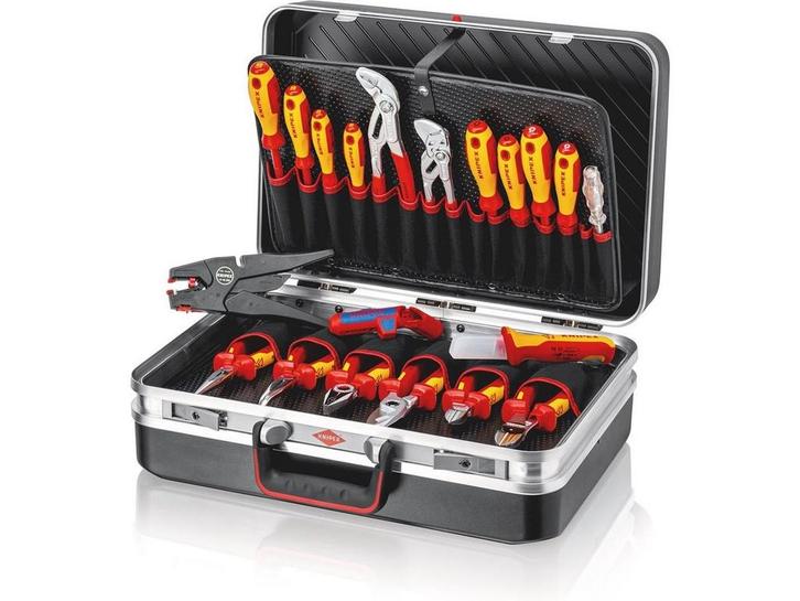 Knipex 002120 - Gereedschapkoffer elektrisch - 20 stuks, Doe-het-zelf en Verbouw, Gereedschap | Overige machines, Nieuw, Verzenden