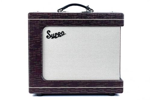 Supro Delegate Custom 1x12 Combo Burgundy, Muziek en Instrumenten, Versterkers | Bas en Gitaar, Basgitaar, Nieuw, Minder dan 50 watt
