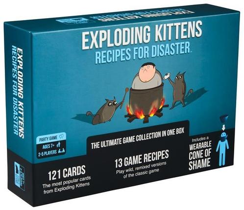 Exploding Kittens - Recipes for Disaster | Exploding Kittens, Hobby en Vrije tijd, Gezelschapsspellen | Kaartspellen, Nieuw, Verzenden