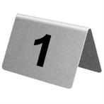 RVS Tafelnummers 1 t/m 40 | 10 stuks, Verzenden, Nieuw in verpakking