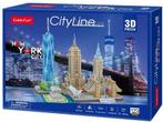 City Line - New York City 3D Puzzel | CubicFun - Puzzels, Hobby en Vrije tijd, Denksport en Puzzels, Verzenden, Nieuw