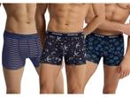 3-Pack WOOSTER® Heren Boxershorts met Prints - Blauw-mix, Kleding | Heren, Ondergoed, Verzenden