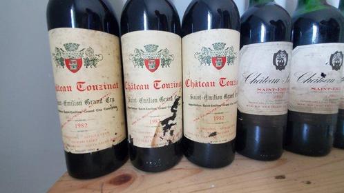 Chateau Touzinat 3x 1982 - Chateau Sicard 3x 1985 -, Verzamelen, Wijnen