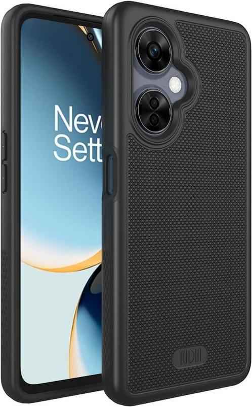 Tudia OnePlus Nord CE 3 Lite Hoesje MergeGrip DualShield Zwa, Telecommunicatie, Mobiele telefoons | Hoesjes en Frontjes | Overige merken