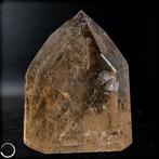 Kristal van helderheid – zeldzame rookkwartspunt uit, Verzamelen, Mineralen en Fossielen