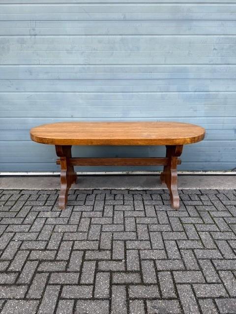 Gebruikte Café Stamtafel - T1806 Vintage/Café, Huis en Inrichting, Tafels | Eettafels, Ophalen