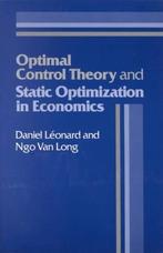 Optimal Control Theory and Static Optimization 9780521337465, Verzenden, Zo goed als nieuw