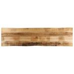 vidaXL Tafelblad met natuurlijke rand 160x40x3,8 cm massief, Huis en Inrichting, Tafels | Eettafels, Verzenden, Nieuw