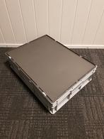 80x60x22 Kunststof bak met deksel, grijs, PP, vlakke, Ophalen of Verzenden, Gebruikt