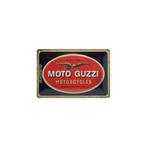 Moto Guzzi Logo Motorcycles Metalen Bord 20×30 cm CZ-Cado, Motoren, Verzenden, Nieuw met kaartje