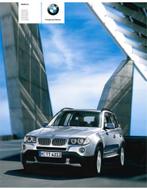 2008 BMW X3 BROCHURE DUITS, Nieuw, BMW, Author