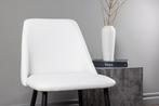Eetkamerstoel - Ingrid -  Wit  - PU-Leer - Jörn, Huis en Inrichting, Stoelen, Verzenden, Nieuw