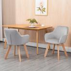 TRUUSK Eetkamerstoelen Set Van 2, Keukenstoelen Met Arm- & R, Huis en Inrichting, Stoelen, Verzenden, Nieuw