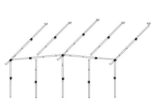 Dorema Frame Voortent Aluminium 28mm diepte 240, Caravans en Kamperen, Kampeeraccessoires