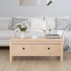 vidaXL Salontafel 100x50x40 cm massief grenenhout, 100 tot 150 cm, Verzenden, Nieuw, 50 tot 100 cm