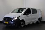Zakelijke Lease |  Mercedes-Benz Vito 111 CDI Lang Dubbele C, Auto's, Mercedes-Benz, Stof, Gebruikt, Overige carrosserieën, Wit
